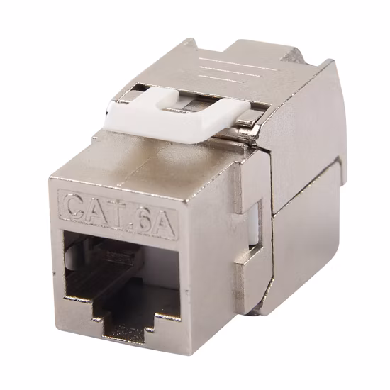 High Quality STP Shielded Toolless RJ45 Cat7/CAT6A AMP Keystone Jack