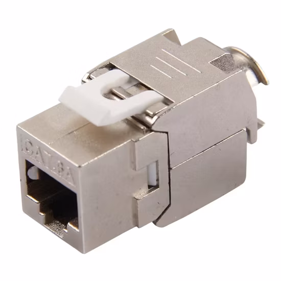 High Quality STP Shielded Toolless RJ45 Cat7/CAT6A AMP Keystone Jack
