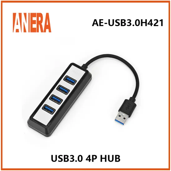 Прямая продажа с фабрики, зеркальный стиль, 4 порта, концентратор USB3.0, 5 Гбит/с, портативный компактный компьютер с кабелем
